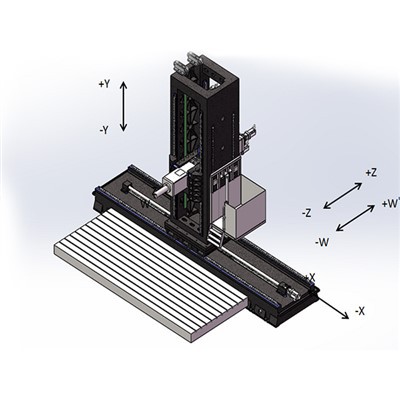 CNC vrtalni in rezkalni stroj
